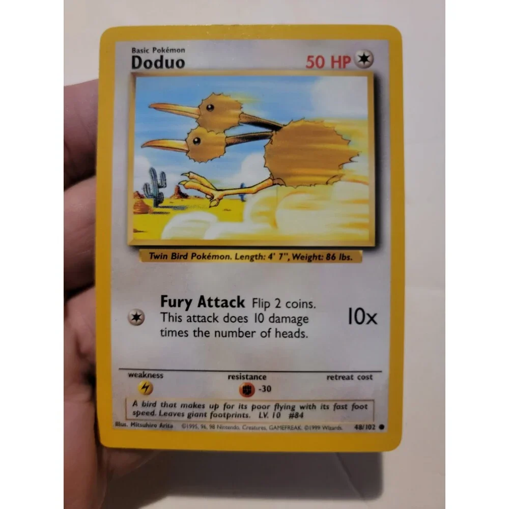 Pokemon TCG Card Vintage 1999 WOTC Game Freak Nintendo Wizards 90s Doduo